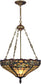 Dale Tiffany Cabrini 3-Light Pendant Antique Brass TH12223