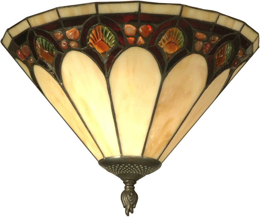 Dale Tiffany 1-Light Tiffany Wall Sconce Antique Bronze TW11154