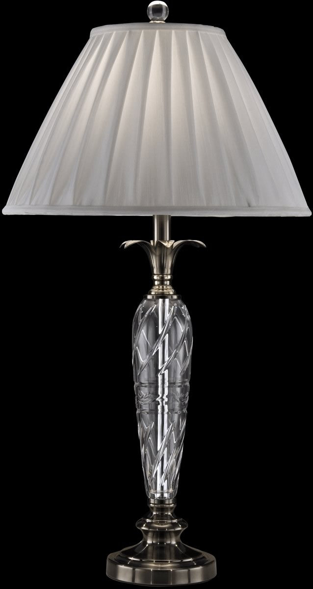 Dale Tiffany Cutler Bay Crystal Table Lamp Antique Bronze GT13263