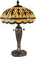 Dale Tiffany Ginger Diamond Tiffany Table Lamp Antique Bronze TT15154