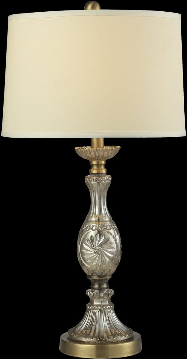 Dale Tiffany Golden Crystal Crystal Table Lamp Antique Bronze GT14263