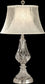 Dale Tiffany 1-Light 3-Way Glass Table Lamp Chrome GT10227