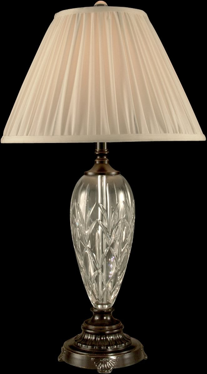 Dale Tiffany 1-Light Crystal Table Lamp Oil Rubbed Bronze GT11224