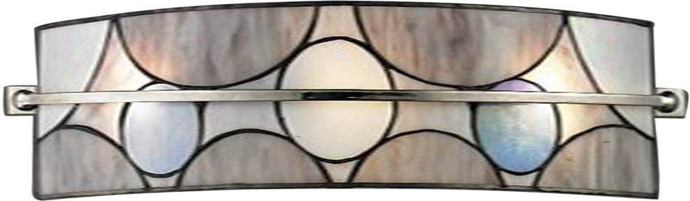 Dale Tiffany Meridian 1-Light Wall Sconce Brushed Nickel TW13017