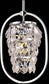 Dale Tiffany Tooley Mini Pendant Chrome GH80292