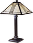 Dale Tiffany Noir Mission Table Lamp Mica Bronze TT100015