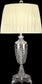 Dale Tiffany 1-Light 3-Way Glass Table Lamp Nickel GT10226