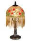 Dale Tiffany Pansy Glass Accent Lamp Antique Bronze TA15003