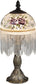 Dale Tiffany Rose Glass Accent Lamp Antique Bronze TA15004