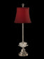 Dale Tiffany Susannah 1-Light Buffet Lamp Polished Nickel GB11259