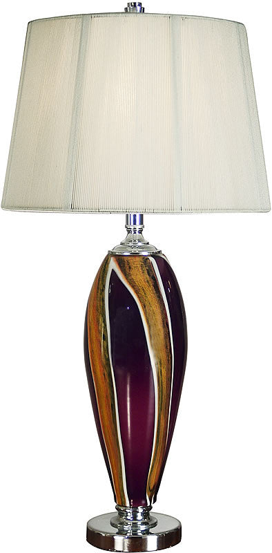 Dale Tiffany Melrose Table Lamp Chrome GT701183