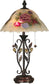 Dale Tiffany 2-Light Art Glass Table Lamp Antique Golden Sand TT10449