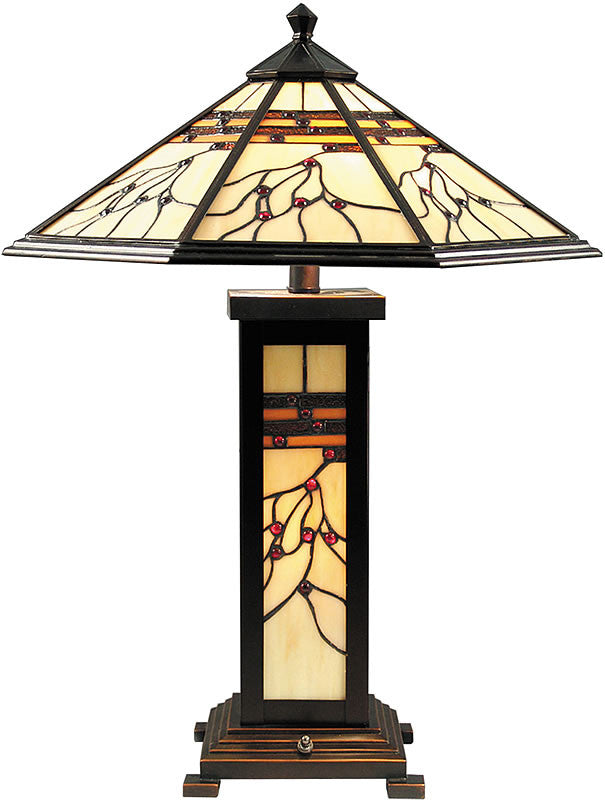 Dale Tiffany Mission Hills Table Lamp Antique Golden Sand TT70331