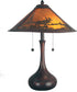 Dale Tiffany Wilderness Table Lamp Antique Bronze TT80484
