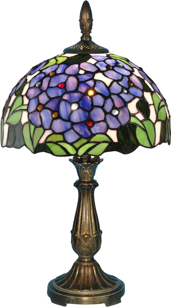 Dale Tiffany Verbena Tiffany Accent Lamp Antique Bronze TA15054