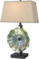 Dale Tiffany Waterfront Art Glass Table Lamp Antique Bronze AT14311