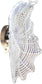 Dale Tiffany White Feather Art Glass Wall Sconce Antique Bronze AW13307-D16LT
