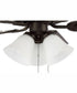 52" Decorator's Choice 3-Light Ceiling Fan Espresso