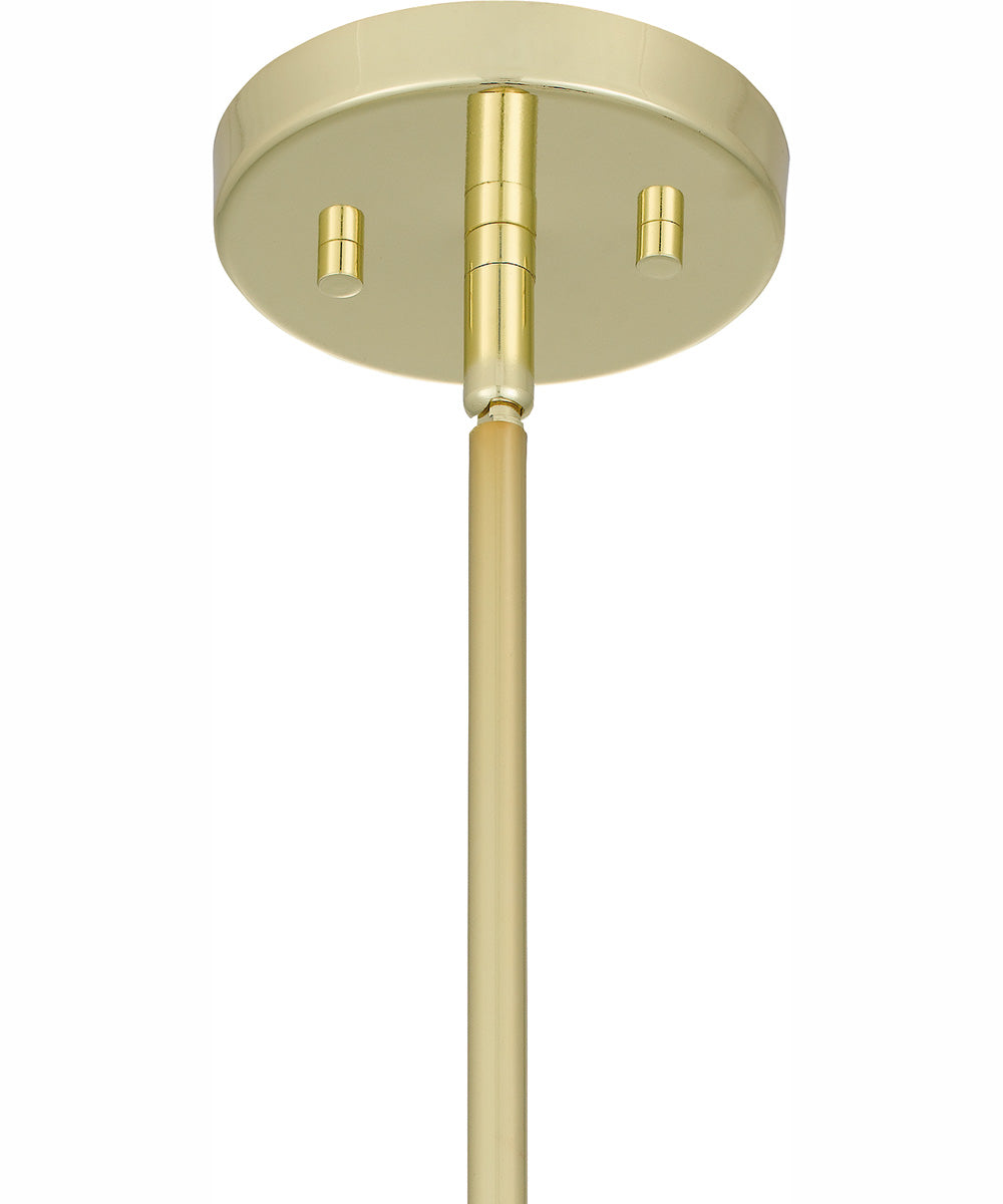 Quoizel Piccolo Pendant Small 1-light Mini Pendant Polished Brass