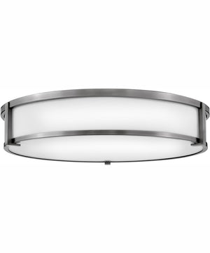 Lowell 4-Light Extra Large Flush Mount in Antique Nickel
