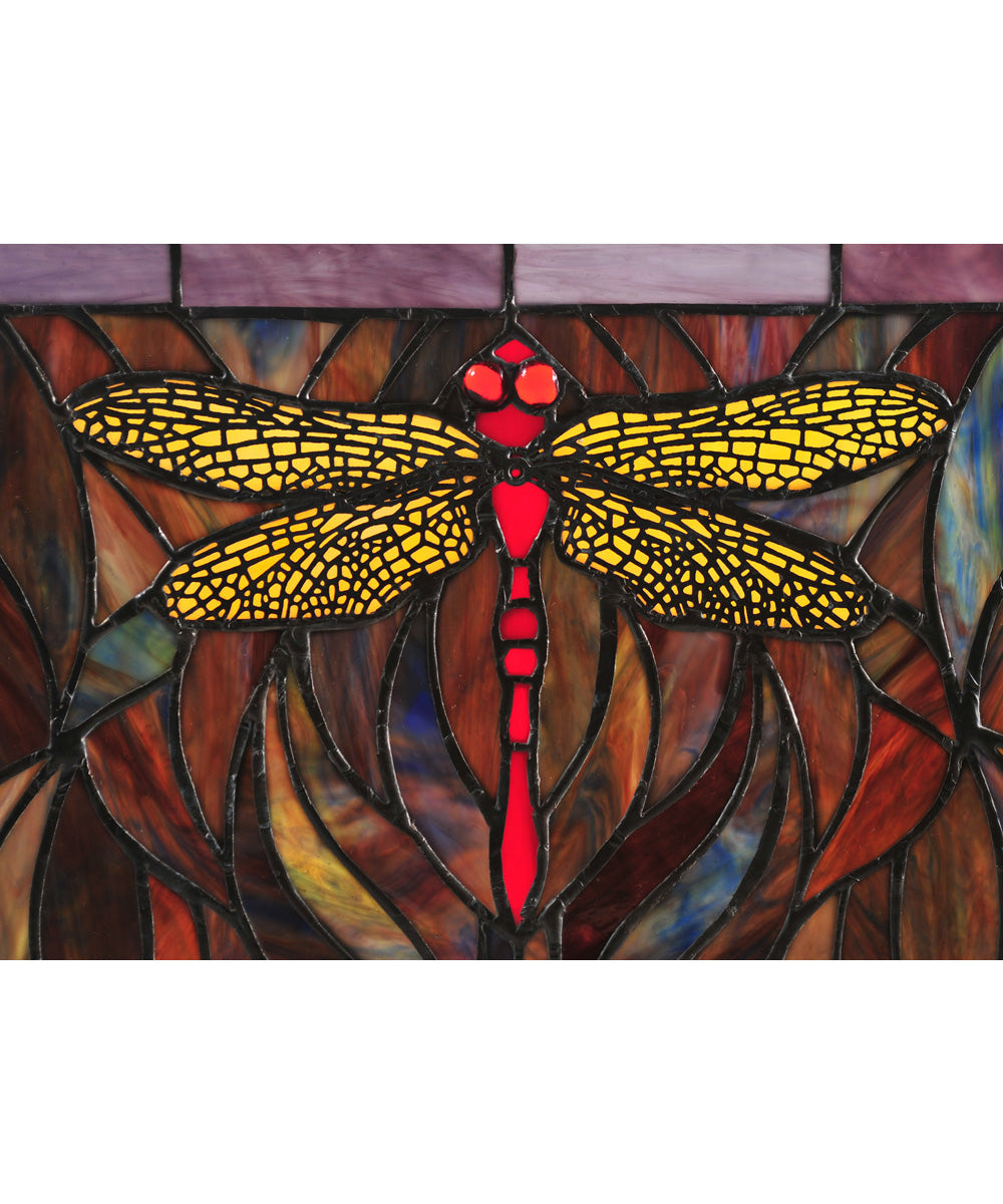 10"H x 28"W Dragonfly Window