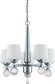 Designers Fountain Astoria 5-Light Chandelier Chrome LED85085CH