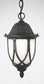 Designers Fountain Capella 1-Light Hanging Outdoor Lantern Black 2864BK