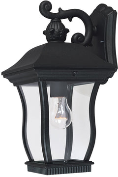 15"H Chelsea 1-Light Outdoor Wall Sconce Black