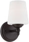 Designers Fountain Darcy 1-Light Wall Sconce Oil Rubbed Bronze 15006-1B-34