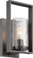 Designers Fountain 6 inchw Elements 1-Light Wall Lantern Charcoal 86501CHA