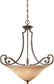 Designers Fountain Mendocino 3-Light Pendant Forged Sienna 81831FSN