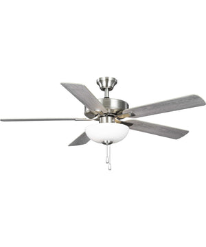 AirPro 52 in. 5-Blade Transitional Ceiling Fan with Light Brushed Nickel