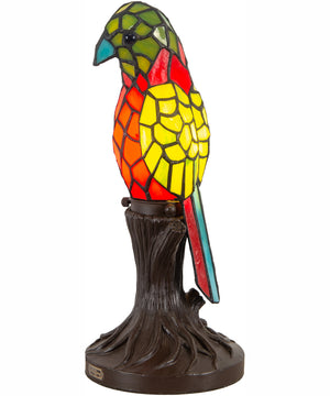 Parrot Perch Tiffany Accent Lamp