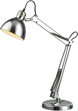 26"H Ingelside 1-Light Desk Lamp Chrome