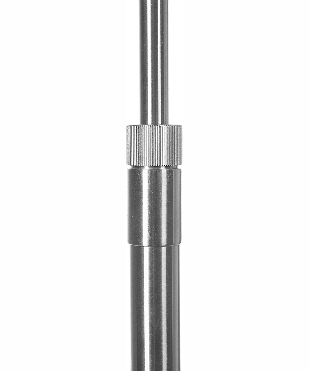 Pharma Collection 1-Light Led Floor Lamp Brushed Nickel