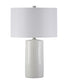 25"H Steuben Ceramic Table Lamp (Set of 2) White