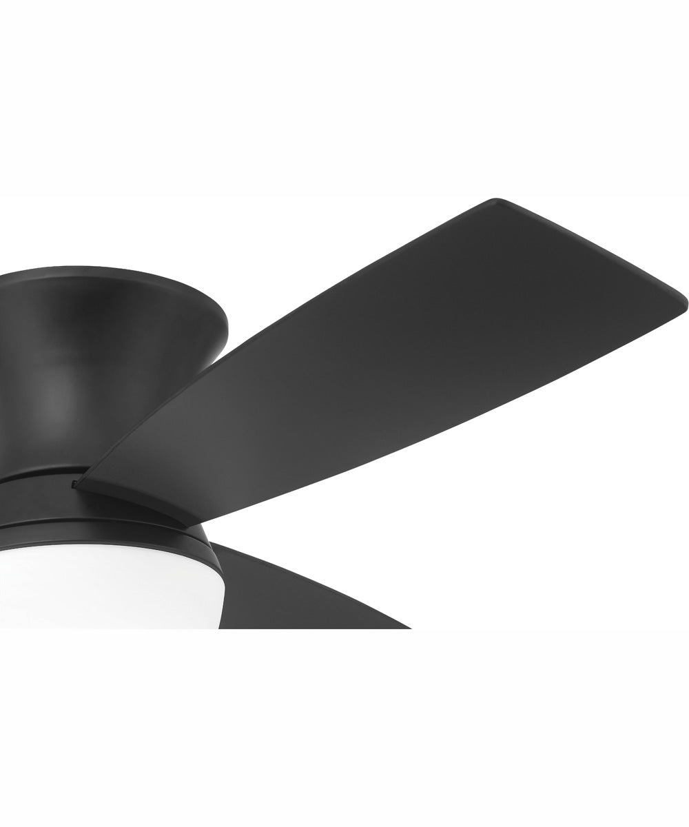 52" Daybreak 1-Light Ceiling Fan Flat Black