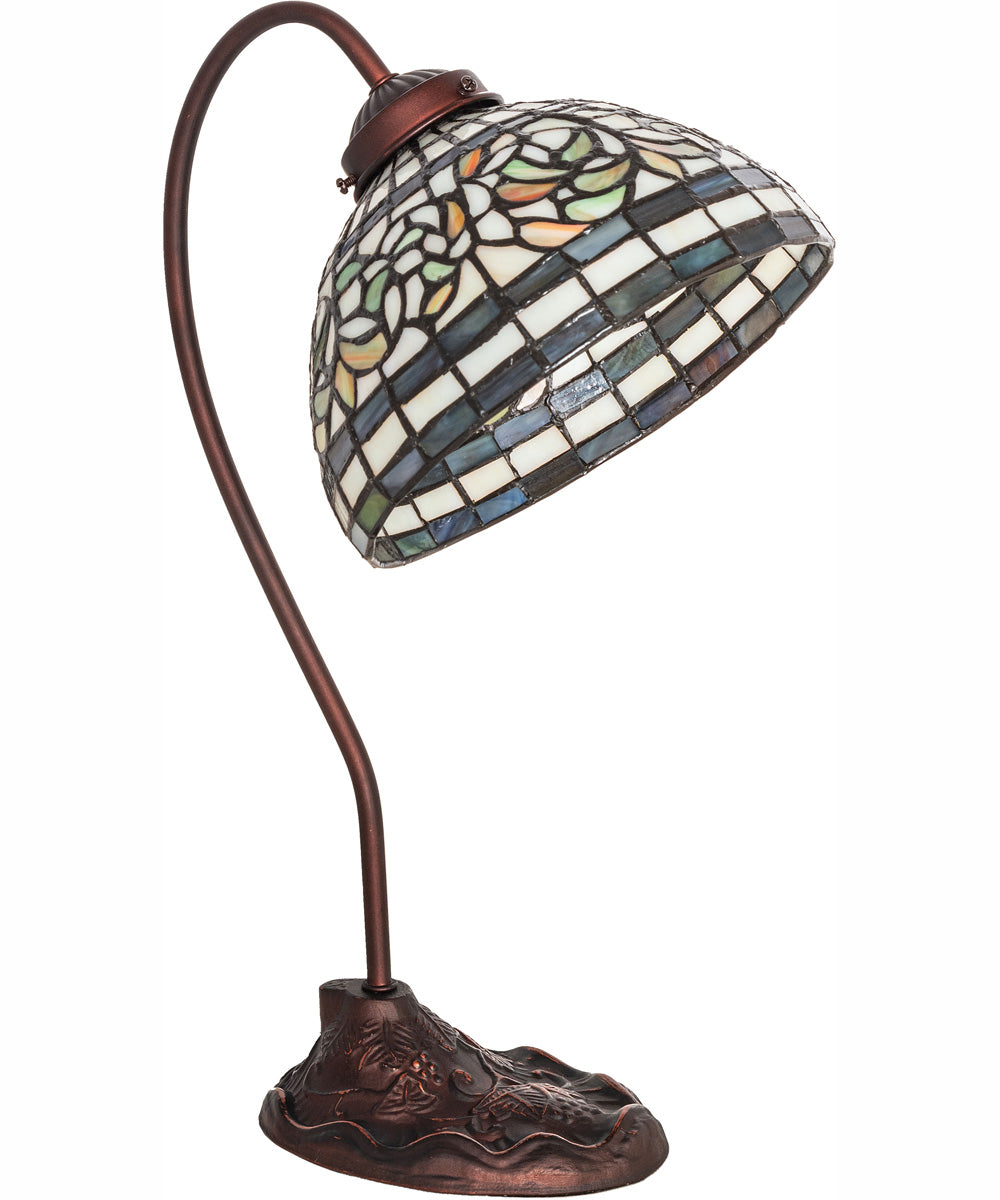 18" High Tiffany Turning Leaf Desk Lamp