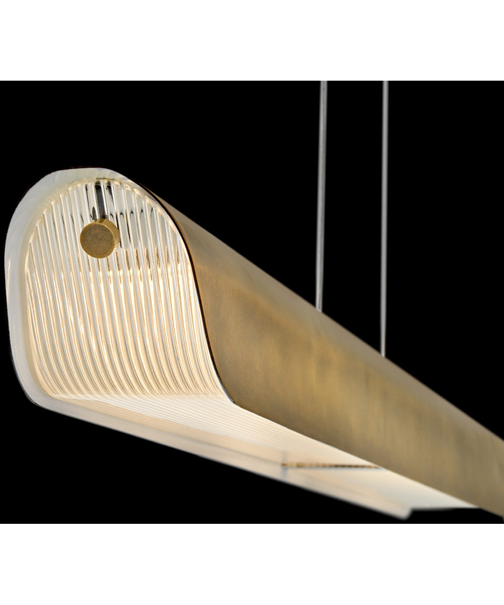 Arco LED-Light Medium Linear in Heritage Brass