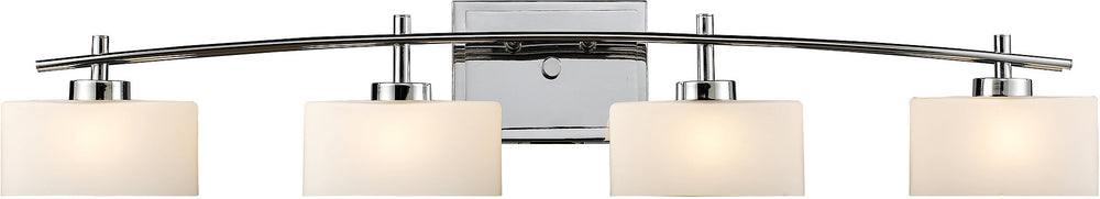 Elk Lighting Eastbrook 4-Light Halogen Bath Vanity Polished Chrome with Translucent Glass 170834