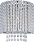 ET2 Spiral 1-Light Xenon Wall Sconce Polished Chrome E2313010PC