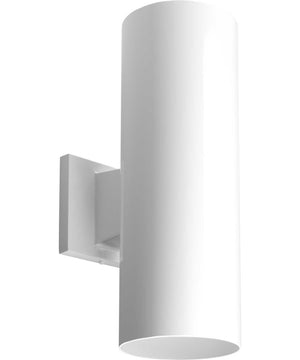 5" LED Outdoor Up/Down Cylinder White