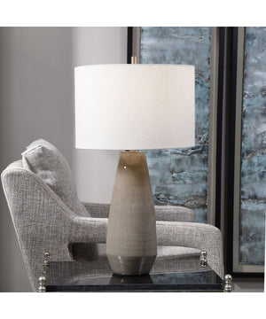 Volterra Taupe-Gray Table Lamp