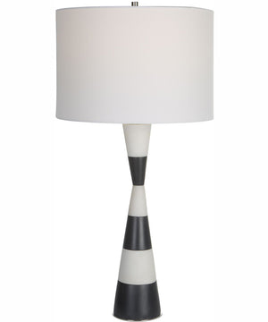 Bandeau Banded Stone Table Lamp