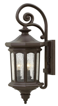 26"H Raley 3-Light LED Medium Outdoor Wall Light in Oil Rubbed Bronze