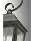 Kiawah 2-Light Medium Wall-Lantern Textured Black