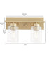 Carter 2-light Bath Vanity Light Aged Brass
