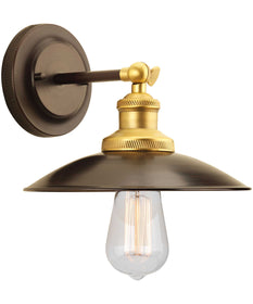 Archives 1-Light Adjustable Swivel Wall Sconce Antique Bronze