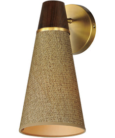 Sumatra 1-Light Sconce Natural Aged Brass