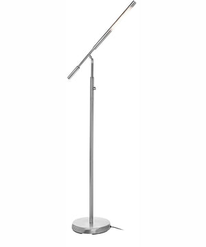 Cayden Iii 1-Light Led Floor Lamp Brushed Nickel